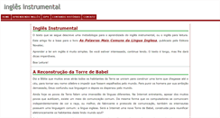 Desktop Screenshot of inglesinstrumental.com.br
