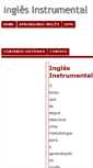 Mobile Screenshot of inglesinstrumental.com.br